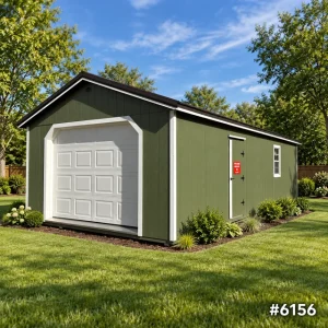 14x32 Painted Cabin 6156-image