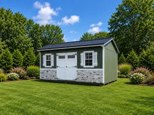 12x20 Quaker Cabin 25843-image