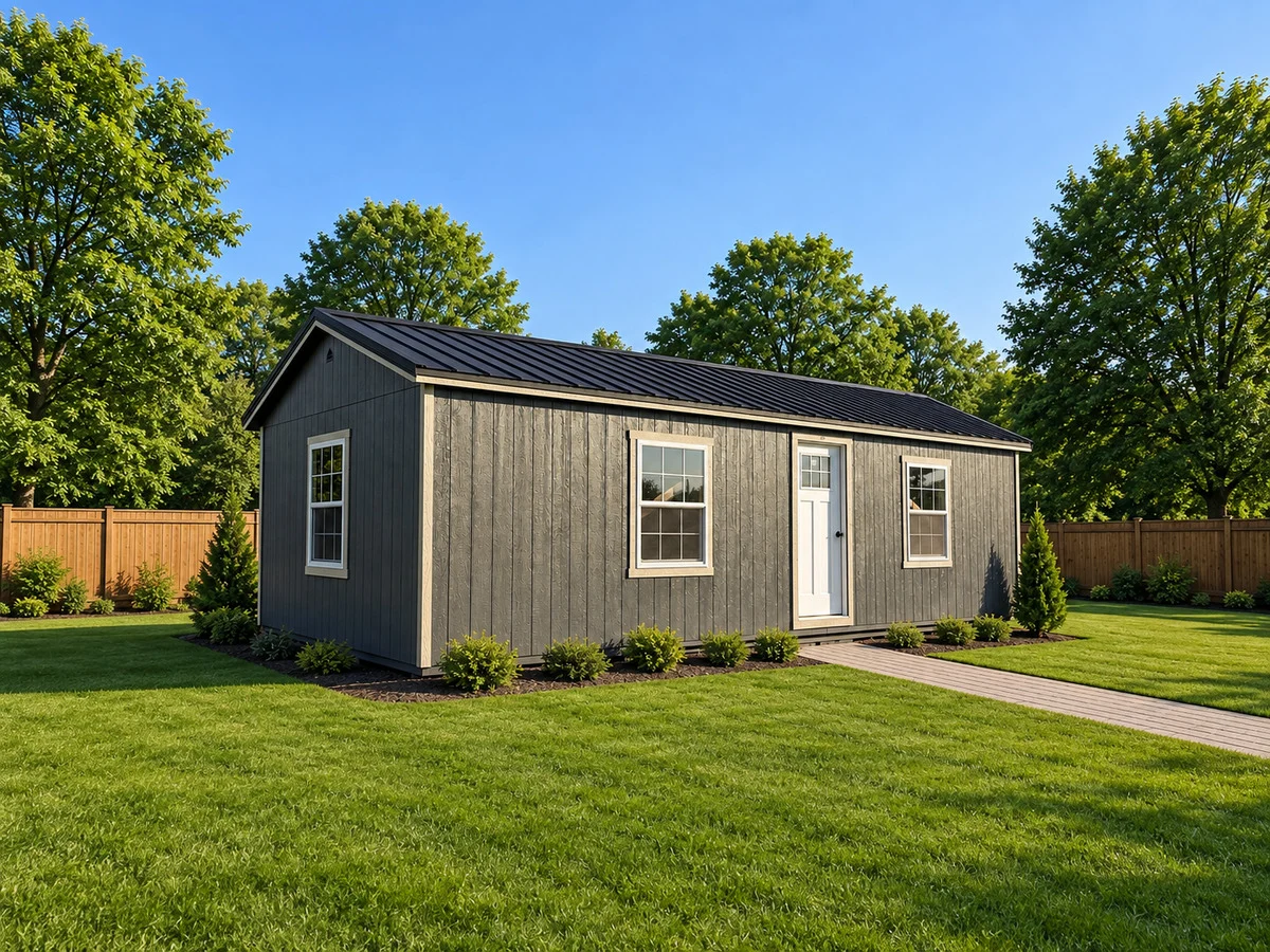 14x32 Painted Cabin 40237-image