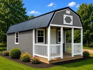 12x26 Lofted Cabin PLCA938 Rental Return-image