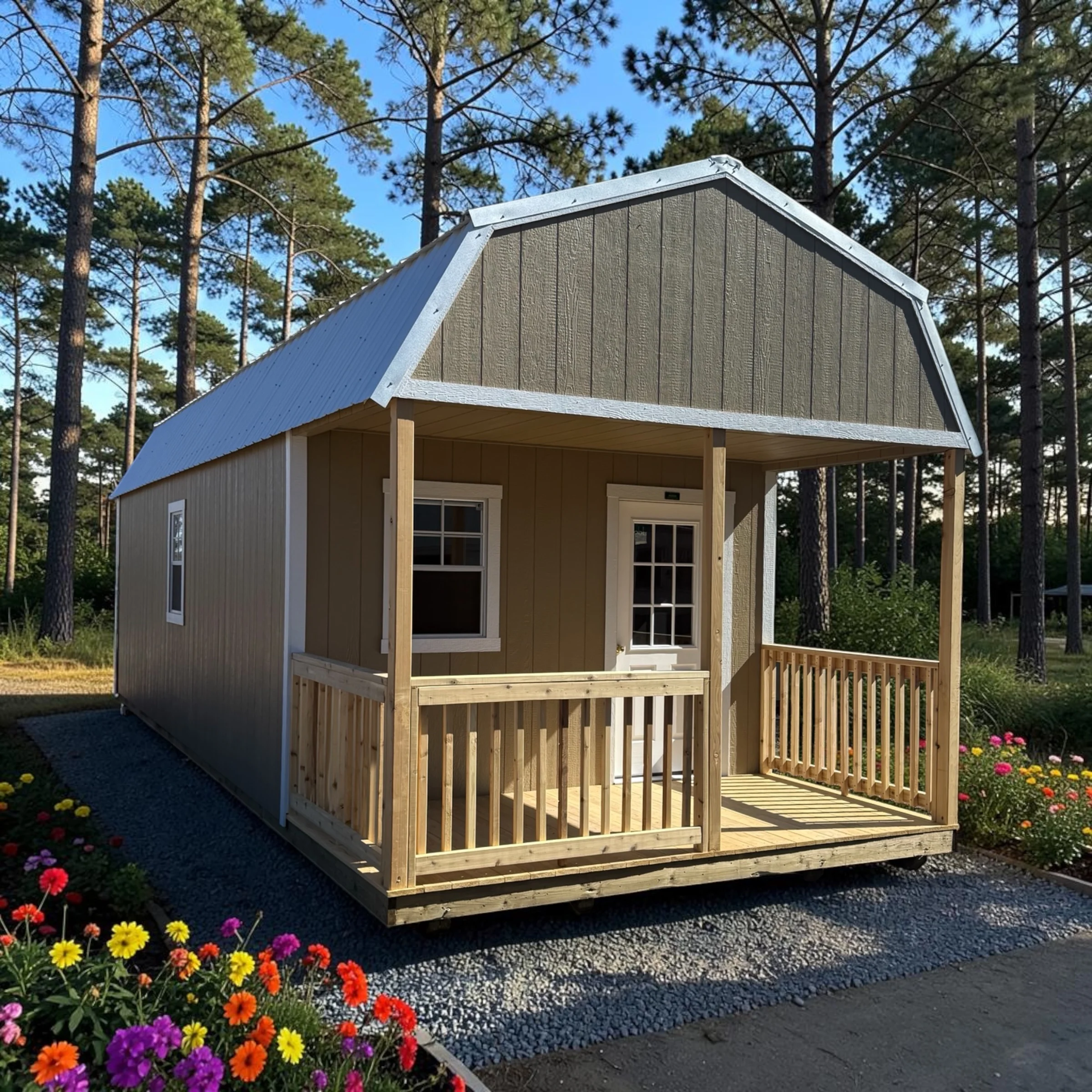 12x32 Lofted Barn Cabin 291730X-image