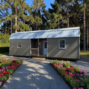 12x32 Lofted Barn Cabin 291735X-image