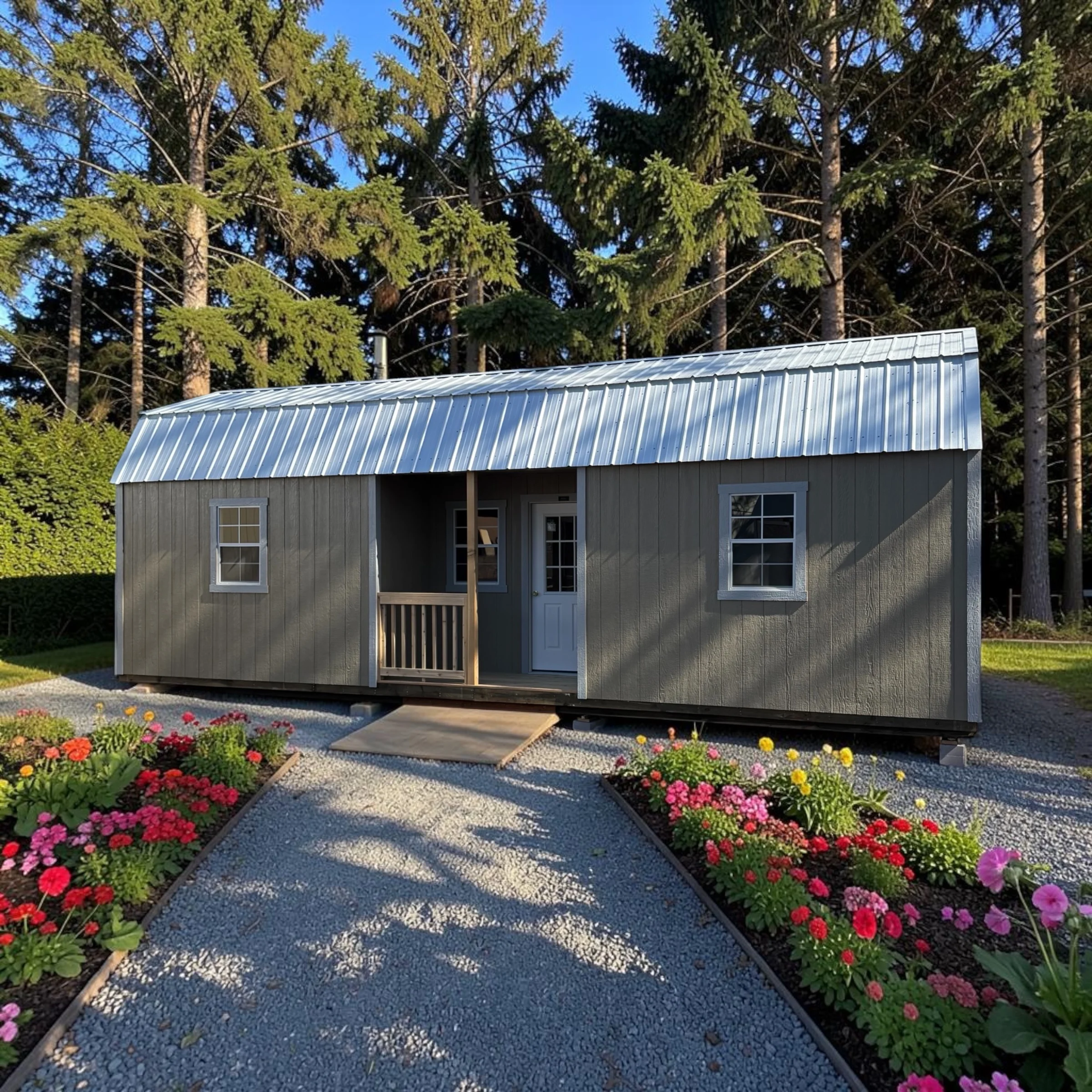 12x32 Lofted Barn Cabin 291735X-image