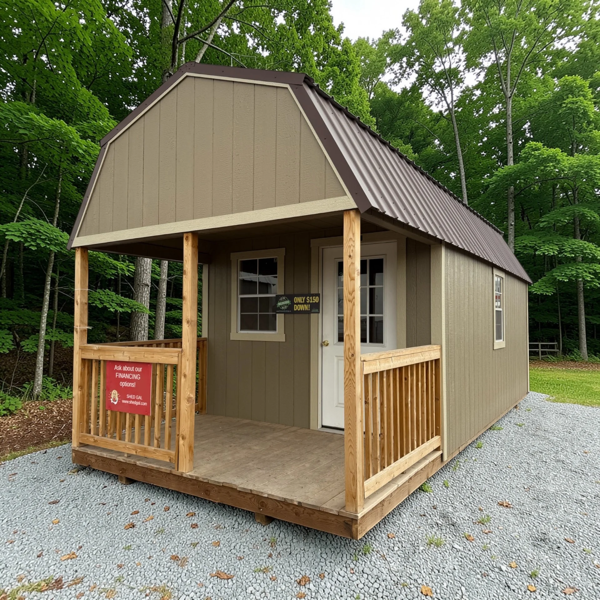 10x24 Lofted Barn Cabin 254523-image