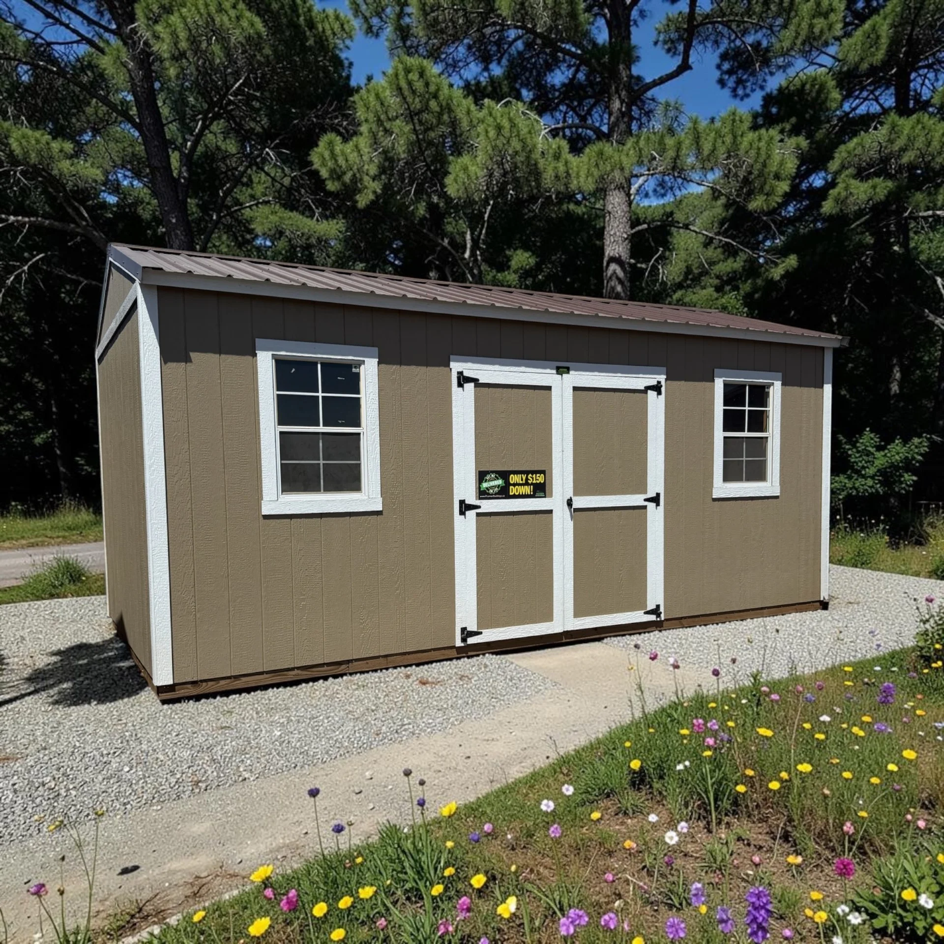 10x20 Utility Shed 252549-image