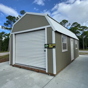 12x24 Lofted Barn Garage 252525-image