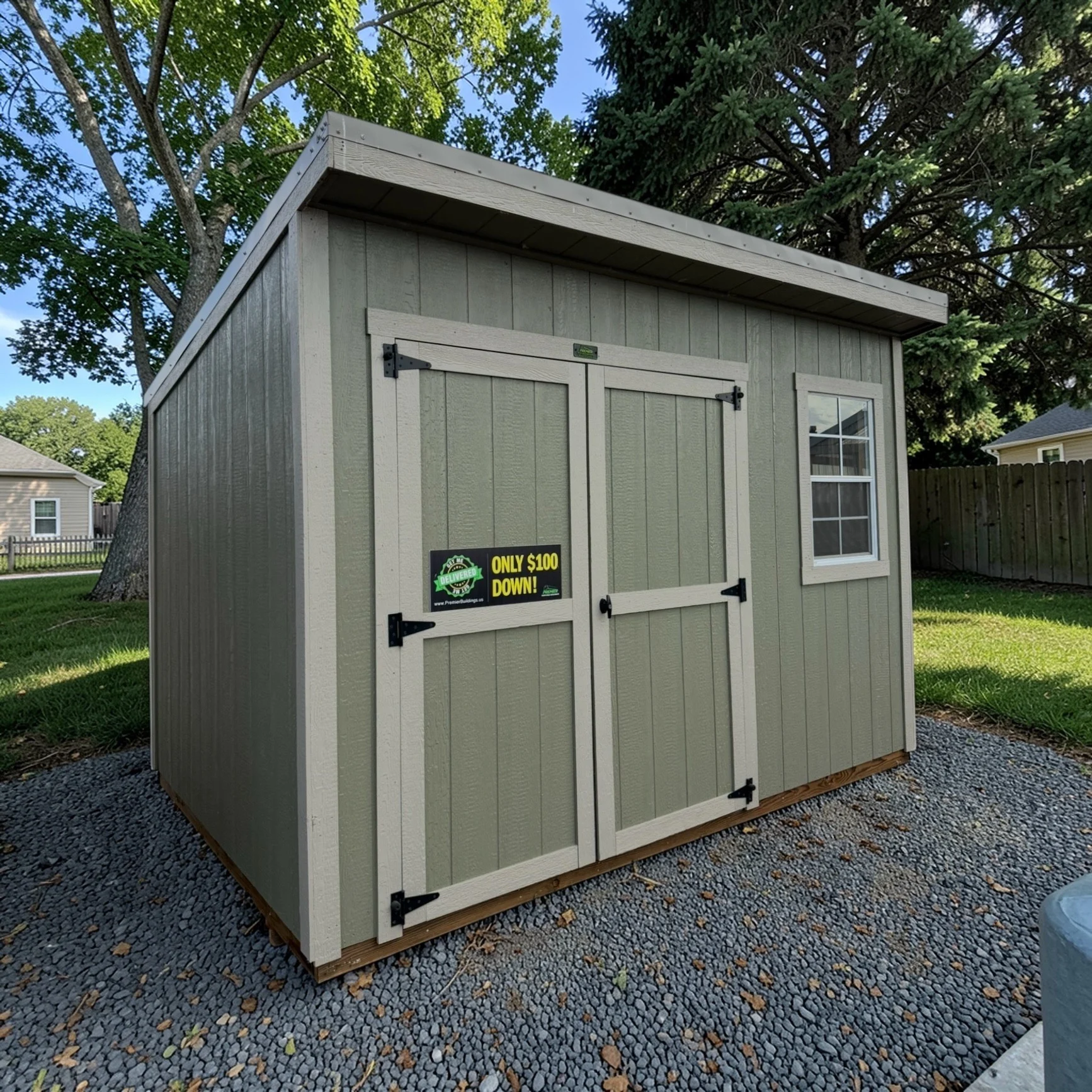 08x12 Cottage Shed 255599-image