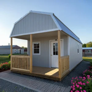 12x32 Lofted Barn Cabin 290799X-image