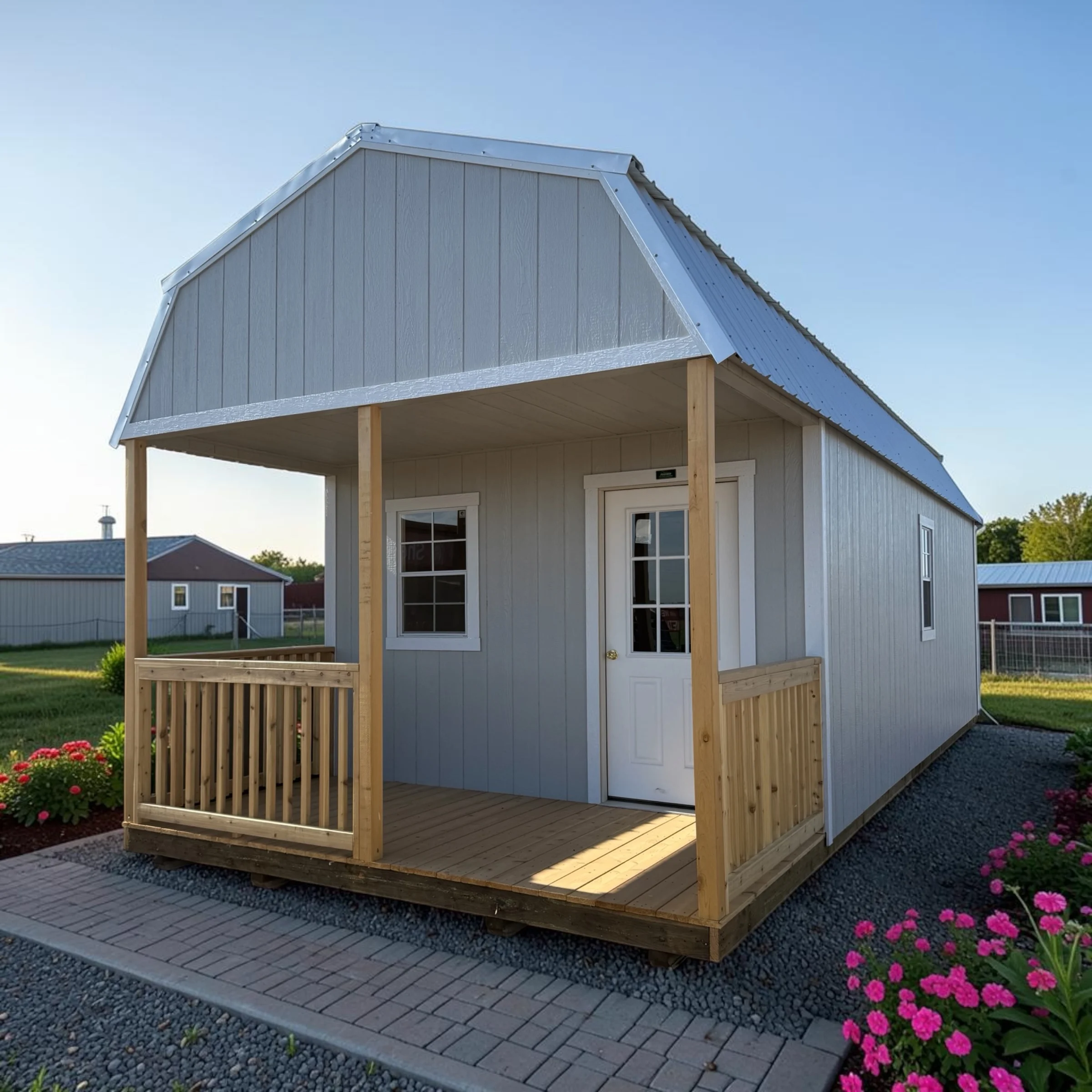 12x32 Lofted Barn Cabin 290799X-image