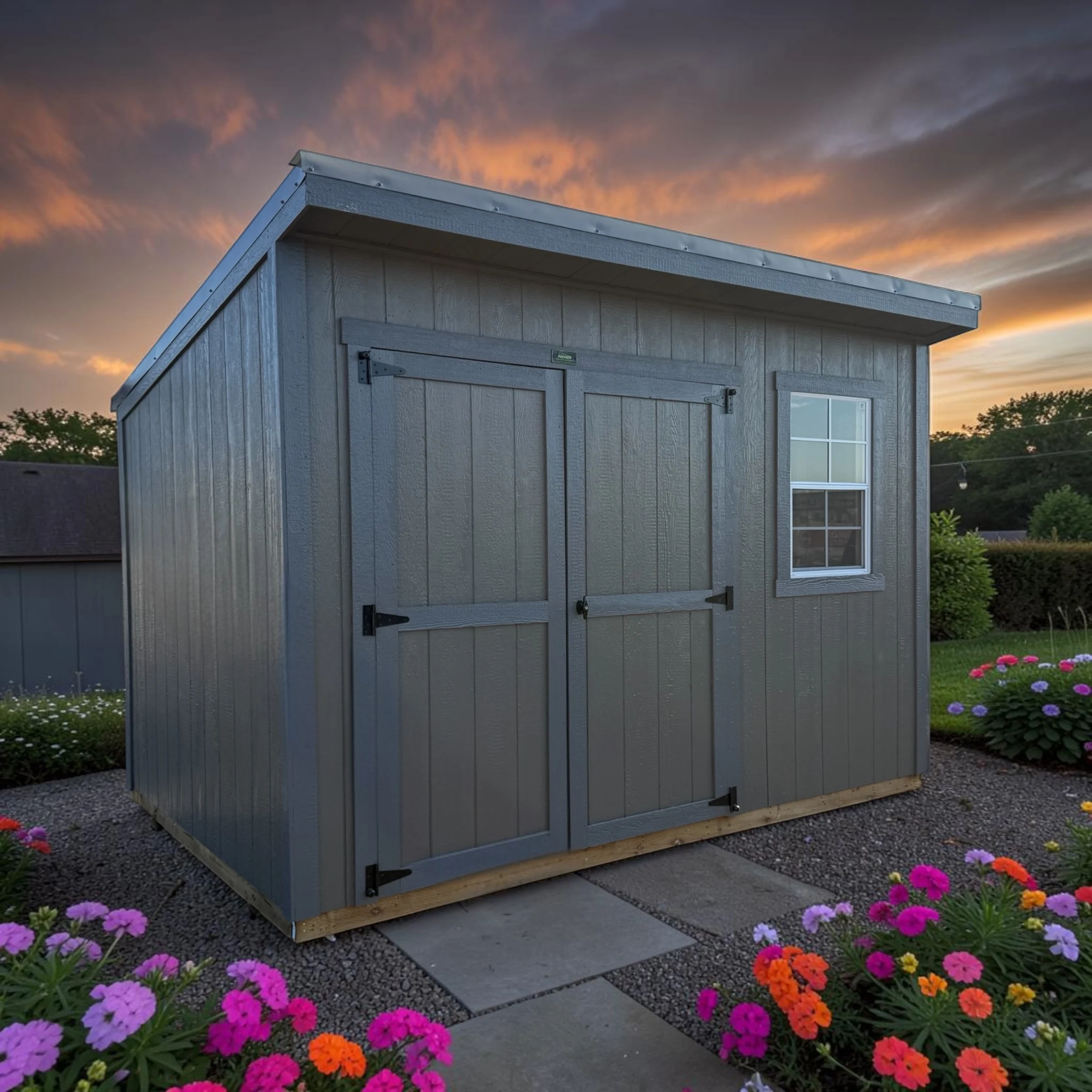 08x12 Cottage Shed 292589-image