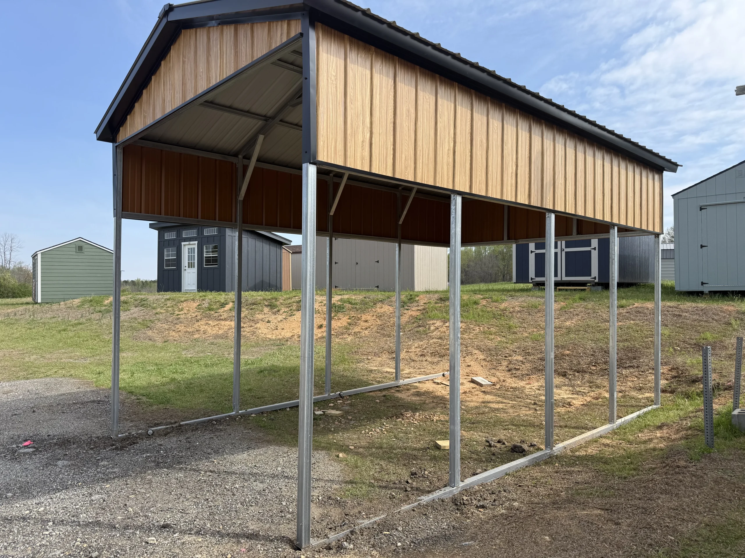 12x20x11 Vertical Carport-image