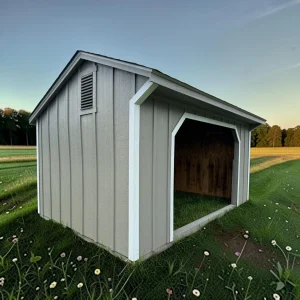 10x16 White Pine Run-In Shed-image