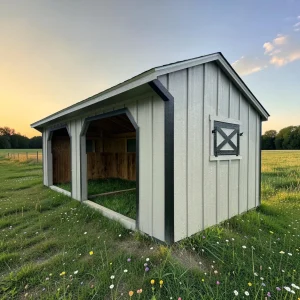 10x20 White Pine Run-In Shed-image